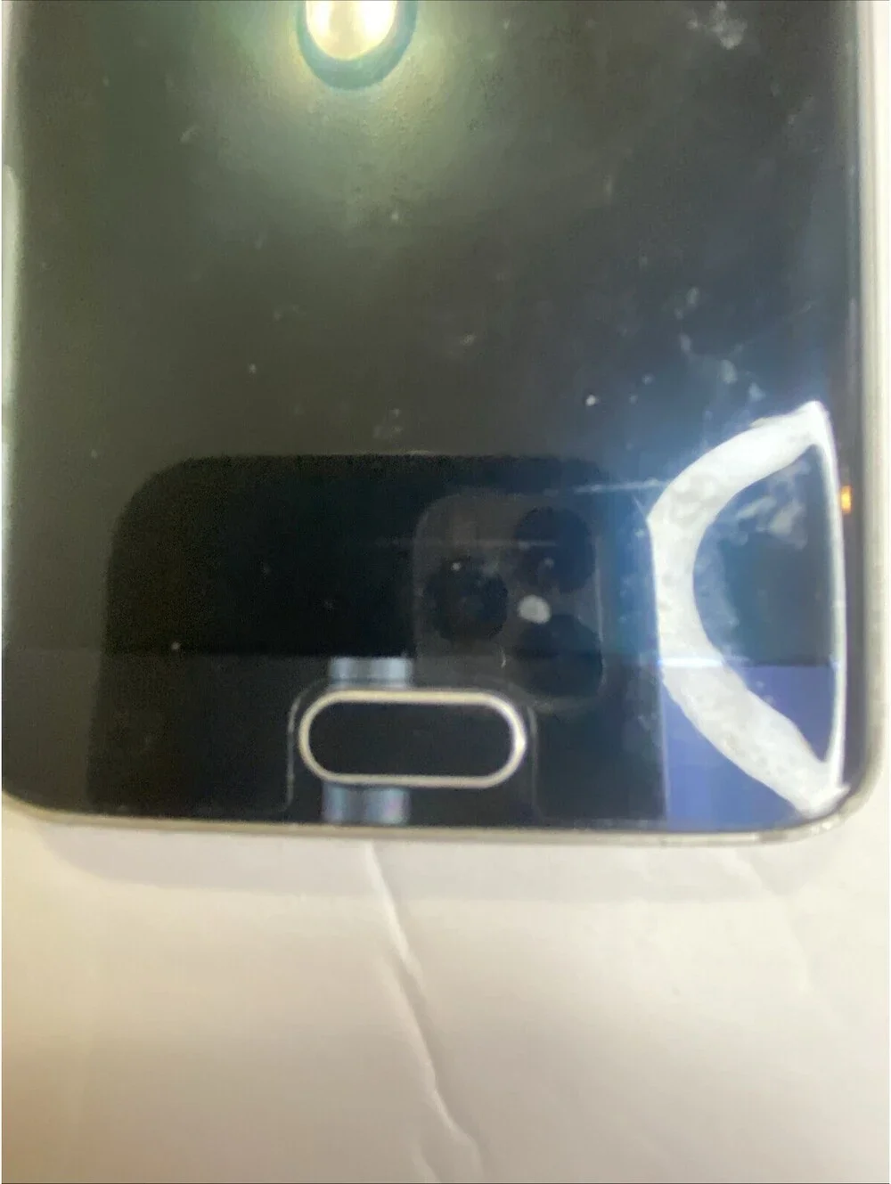 Samsung Galaxy S6 Edge 64 GB Black Sapphire - Unknown Carrier, Damaged, Untested